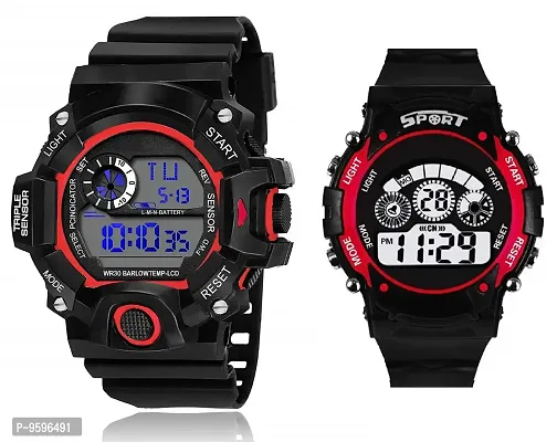 ZUPERIA Combo Digital Watches for Boys & Men (Pack of 2)-thumb0