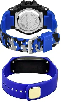 ZUPERIA Multi-Functional Digital Blue Watches for Boys & Men (Pack of 2)-thumb2