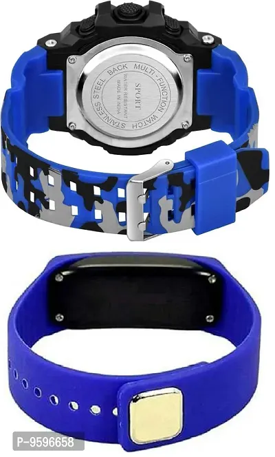 ZUPERIA Multi-Functional Digital Blue Watches for Boys & Men (Pack of 2)-thumb3