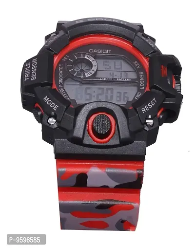 ZUPERIA Digital Watch with Led Multi-Functional Automatic 5 Color Army Strap Water Resistant Digital Sports Watch for Men's Kids Watch for Boys - Watch for Men-thumb4