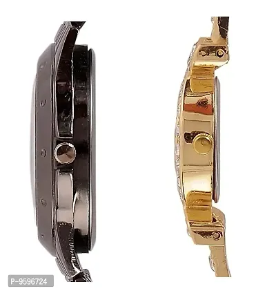 Buy Blutech Brown Analog Watch With Bracelet For Men And Women (Combo Of 2)  Online at Best Prices in India - JioMart.