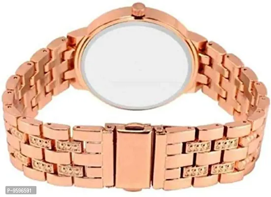 ZUPERIA Analogue Women's Watch(Rose Gold Dial Rose Gold Colored Strap)-18092001-thumb4