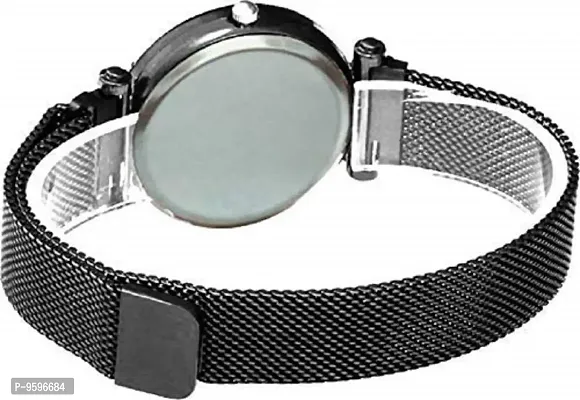 Zuperia Black Dial Combo of Magnet Watch - Combo of 5 - for Girls & Women-thumb2