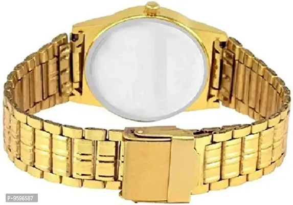 Women's & Girl's Watch (Gold Colored Strap) (Pack of 2)-thumb2