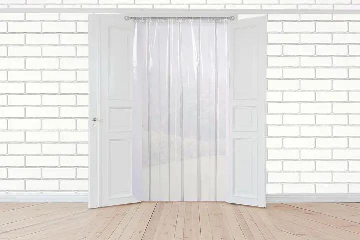 Beautiful Pvc Transparent Door Curtain Single Curtain