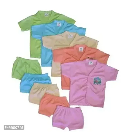 Fabulous Cotton Blend T-Shirts with Shorts For Kids Pack of 5-thumb0