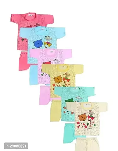 Fabulous Cotton Blend T-Shirts with Shorts For Kids Pack of 6-thumb0