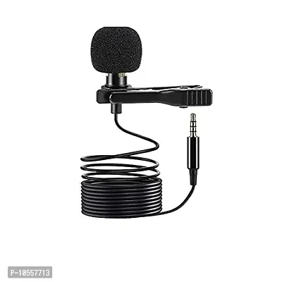 Professional Lapel mic 3.5mm Clip Microphone Collar Mic for YouTube |Digital Noise Cancellation Clip   Collar Mic Condenser for YouTube Video | Interviews | Lectures Travel Videos Mic for Mobile-thumb0