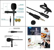 Professional Lapel mic 3.5mm Clip Microphone Collar Mic for YouTube |Digital Noise Cancellation Clip   Collar Mic Condenser for YouTube Video | Interviews | Lectures Travel Videos Mic for Mobile-thumb1