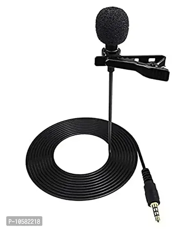 NEW Clip Microphone For YouTube | Collar Mike for Voice Recording | Mobile,PC,Laptop,Android Smartphones DSLR Camera-thumb0