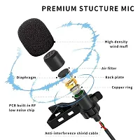 NEW Clip Microphone For YouTube | Collar Mike for Voice Recording | Mobile,PC,Laptop,Android Smartphones DSLR Camera-thumb1