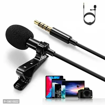 Dynamic Lapel Collar Mic for Voice Recording Filter Microphone for Singing Mic for YouTube Video, Vlog Mic Microphone-thumb3