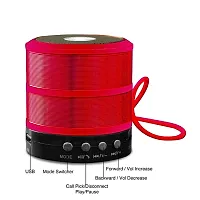 NEW Portable USB, TF Card Support Mini Round Music Portable Wireless Speaker With Mp3 Fm Ws-887 Bluetooth Speaker-thumb1