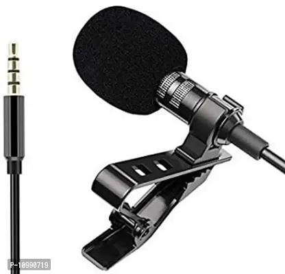 Noise Cancellation Collar Mic With Clip Best Mic For Youtubers Supported In PC Laptop Phone And Tablet-thumb0