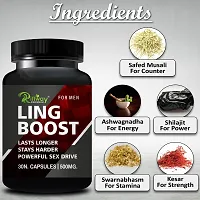 Ling Boost Herbal Capsules For Enhance Male Libido and Duration, Premature Ejaculation and Sexual Weakness-  30 Capsules-thumb1