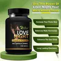 Love Night Herbal Capsules For Gives Stamina,Vigour,Strength|Enhances SexPower and Performance -  30 Capsules-thumb1