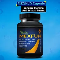 Mex Fun Herbal Capsules For Sexual Weakness and Strength, Erectile Power for Men and Boys -  30 Capsules-thumb2