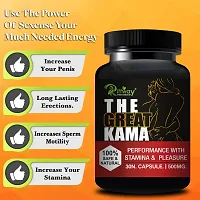 The Great Kama Herbal Capsules For Improves Testosterone level and Boost Energy for Menandnbsp;-  30 Capsules-thumb1