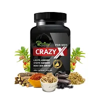 Crazy X Herbal Capsules For Increasing Size and Big Penis Size Medicines Capsules For Men -  30 Capsules-thumb3