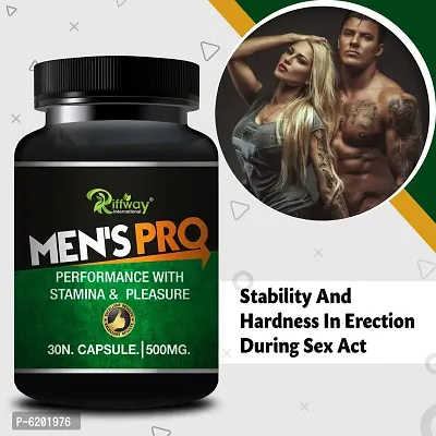 Men's Pro Herbal Capsules For Helps To Growth Your penis Size and Increasing Stamina -  30 Capsules-thumb0