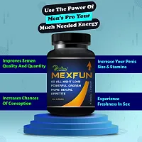 Mex Fun Herbal Capsules For Sexual Weakness and Strength, Erectile Power for Men and Boys -  30 Capsules-thumb1