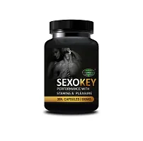 Sexo Key Herbal Capsules For Formula for Stamina Enhanced Performance Energy Immunity and Muscle Growth for Men   Ayurvedic-thumb2