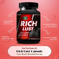 Rich lust Herbal Capsules For Long Penis Medicines Capsules Extra sex power growth sanda Capsules   Ayurvedic-thumb1