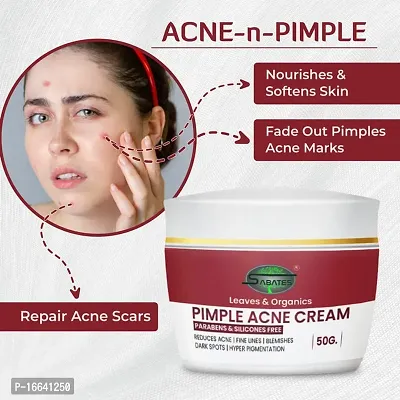 SABATES Anti Acne, Pimple  Scar Removal Cream | Fair Glowing Skin, Skin Soothing Face Moisturizer Reduce Redness  Dryness | Pimple Cream For Girls-thumb5