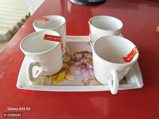 CUPS WITH TRAY-thumb0