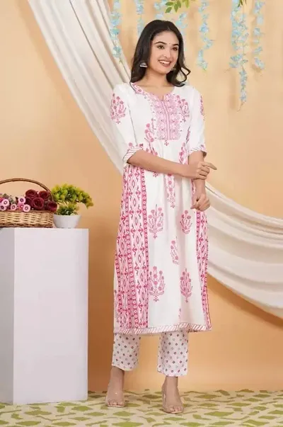 Trendy Rayon Kurta Bottom Set