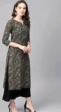 Women Printed Straight Kurta Multicolor-thumb2