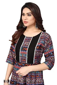 Fulavti Black Silky Design Anarkali Kurti-thumb4