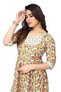 Fulavti Women's Multicolor Muslin Polyester Anarkali Kurti-thumb2