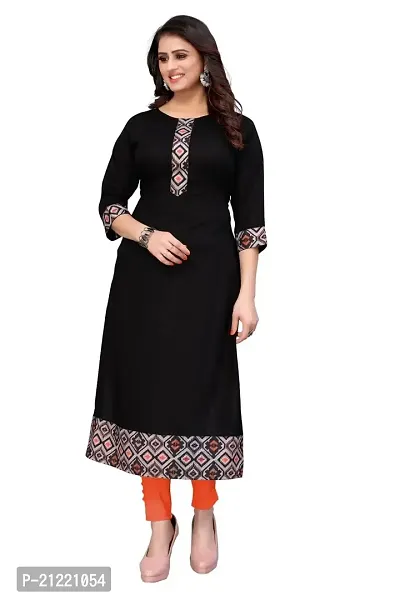 Fulavti Women's Rayon Digital Floral Print Kurti-thumb5