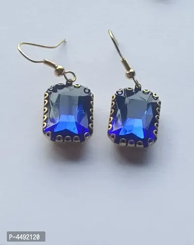 Trendy Glass Stone Earring for Women-thumb0