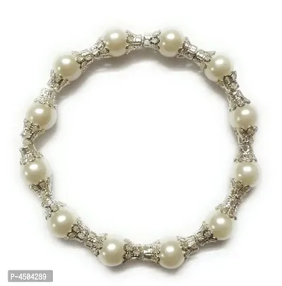 Beautiful White Pearl Bracelet for Women-thumb0