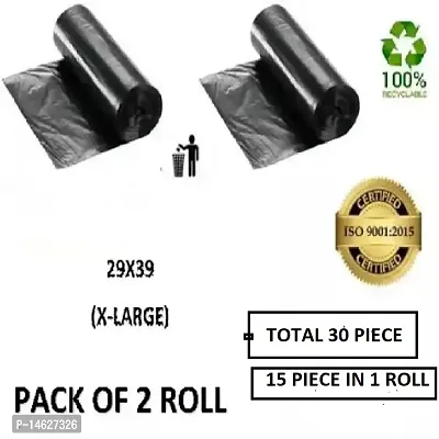 Bio Compostable Garbage Bags - Medium Size (19 x 21) - 15 Pieces/Roll