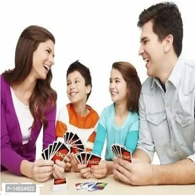 UNO FAMILY PLAY CARD GAME COMPLETE  108 CARDS  (Multicolor)-Pack of 1-thumb3