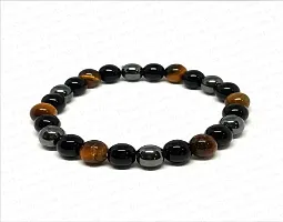 Natural Triple Protection Healing Bracelet, Energy stone, Healing Accessories (Pack Of 1)-thumb1