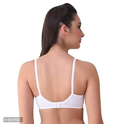 NEST Glory Women's Cotton Full Coverage Non Padded Non-Wired Bra for Women Combo Pack of 3 Everyday Cotton Bra, (36)-thumb2