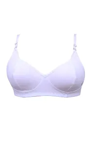 Women's Pack of 2 Cotton Non-Padded Non-Wired T-Shirt Bra-thumb2