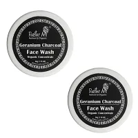 Rustic Art Geranium Charcoal Face Wash Concentrate 50 Gm, (Pack Of 2)-thumb3