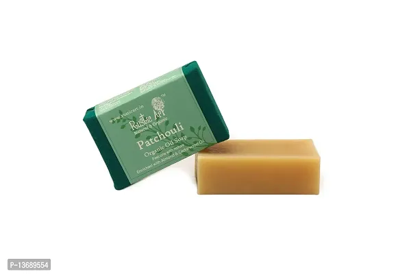 Rustic Art Organic Patchouli Soap | Almond & Sal Butter | Pack of 2 * 100g-thumb5