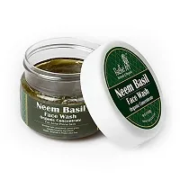 Rustic Art Organic Neem Basil Face Wash Concentrate for Deep Cleansing | Anti-Bacterial Anti-Fungal | 50gm (Pack of 2)-thumb1