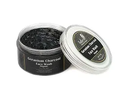 Rustic Art Organic Geranium Charcoal Face Wash Concentrate for Cleansing, Removes Dirt | Oily Skin Type | 50 gms (Pack of 2)-thumb2