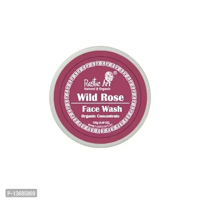 Rustic Art Organic Wild Rose Face Wash Concentrate 125g | Normal to Dry Skin | Enriched with Mango Butter-thumb5