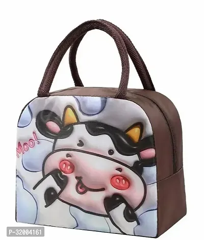 KARDIFF 3D Cartoon Childrens Lunch Insulation Bag Lovely Large Capacity Portable Lunch Bag Cow-thumb0