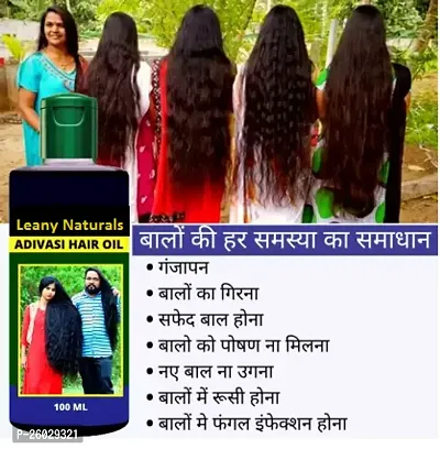 Adivasi Herbal Hair Oil for Longer  Stronger Hair Growth 300ml-pack of 3-thumb2