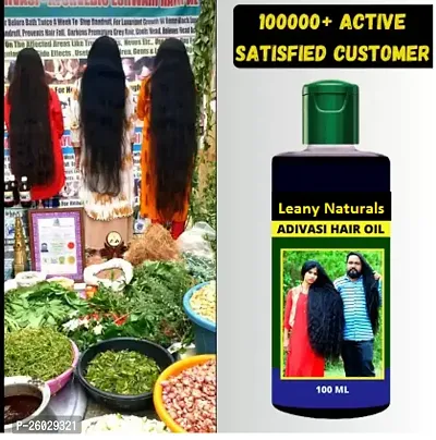 Adivasi Herbal Hair Oil for Longer  Stronger Hair Growth 300ml-pack of 3-thumb4