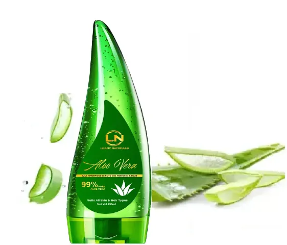 99% Pure Aloe Vera Gel - Ultimate for Skin and Hair - No Parabens, Silicones, Mineral Oil, Color, Synthetic Fragrance-250ML